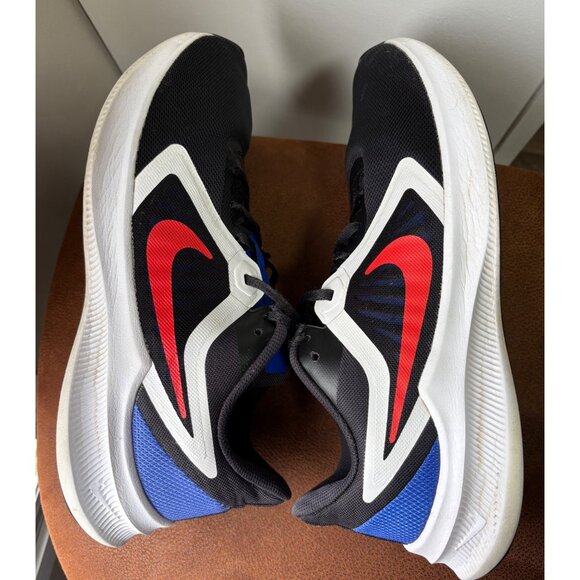 NIKE MENS SNEAKER RUNNING SHOES SIZE 11 DOWNSHIFTER BLACK RED BLUE COMFORTABLE - Picture 5 of 9